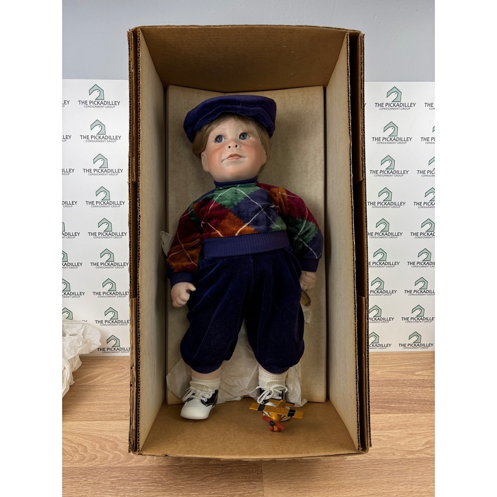 Virginia Turner Handcrafted Porcelain Doll Prince William Virginia's With Box
